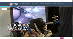 Desktop Screenshot of fundacionagora.com